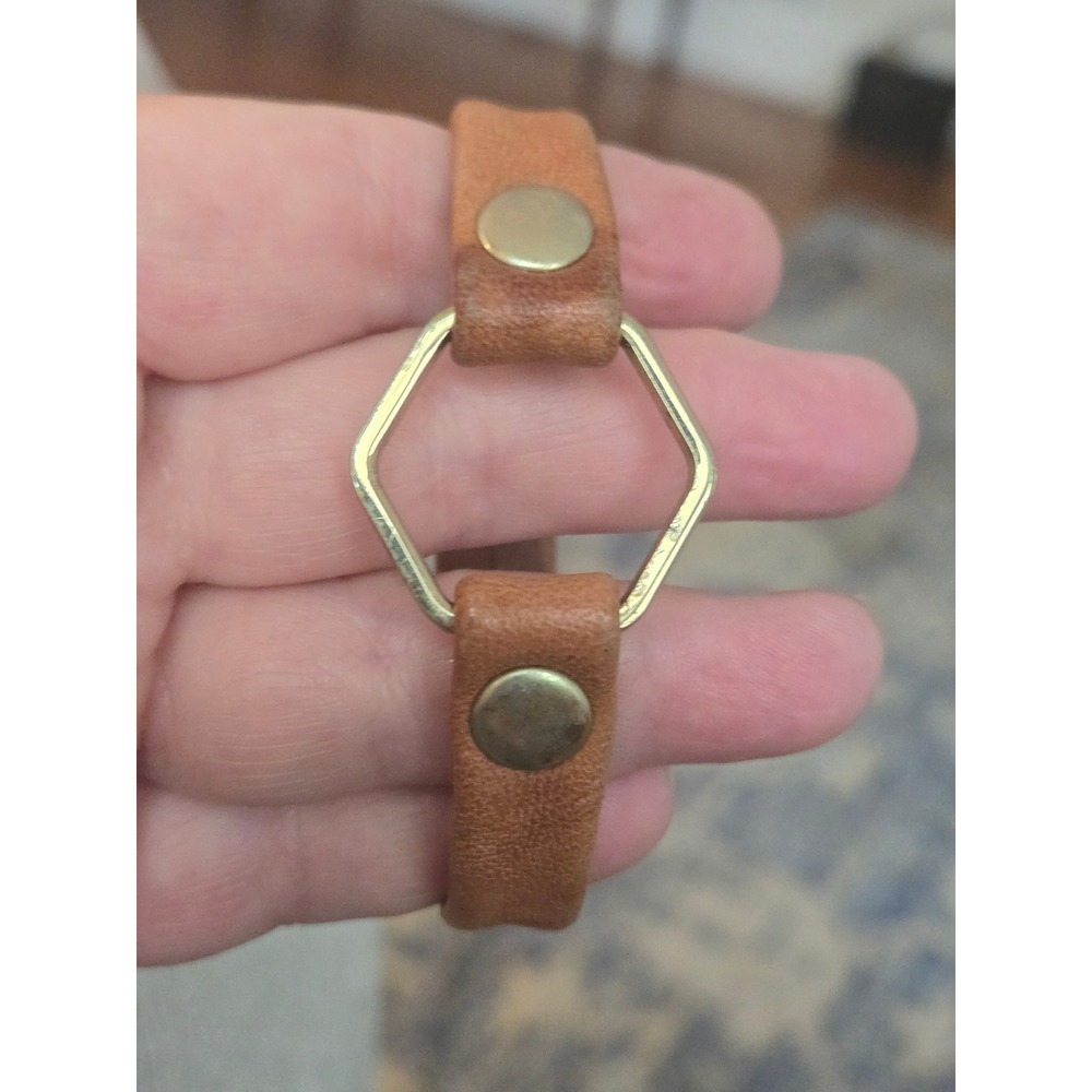 Leather Giving Bracelet Artisan Handcrafted Vintage